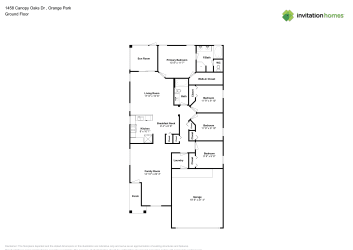 Floor plan 1 for 1458 Canopy Oaks Dr