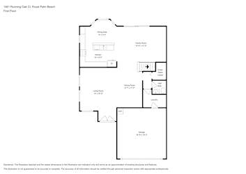 Floor plan 1 for 1461 Running Oak Ct