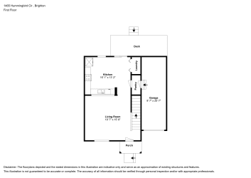 Floor plan 1 for 1465 Hummingbird Cir