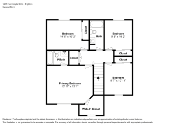 Floor plan 2 for 1465 Hummingbird Cir
