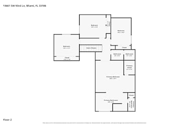 Floor plan 2 for 14661 SW 93rd Ln