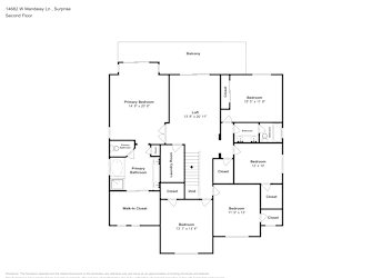Floor plan 2 for 14682 W Mandalay Ln