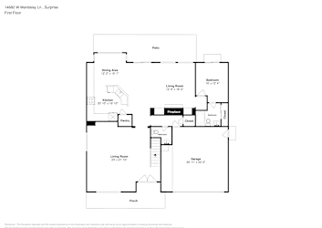 Floor plan 1 for 14682 W Mandalay Ln