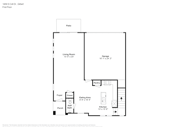 Floor plan 1 for 1469 S Colt Dr