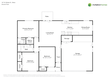 Floor plan 1 for 147 W Hillside St