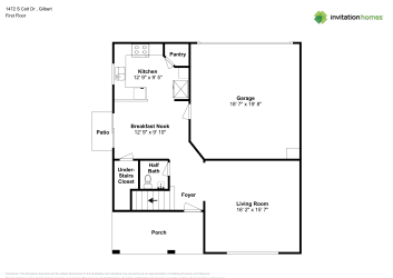 Floor plan 1 for 1472 S Colt Dr
