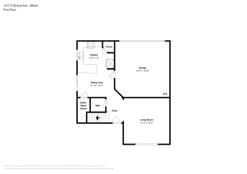 Floor plan 1 for 1477 S Sinova Ave