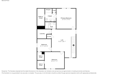 Floor plan 2 for 1478 Embrook Trl