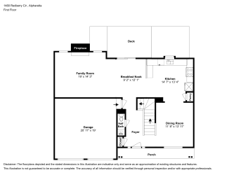 Floor plan 1 for 1480 Redberry Cir