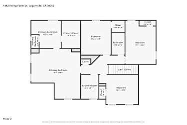 Floor plan 2 for 1482 Ewing Farm Dr