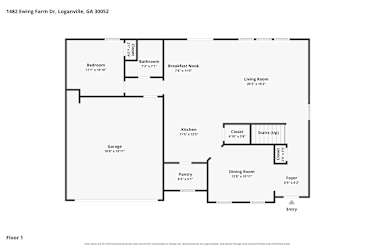 Floor plan 1 for 1482 Ewing Farm Dr