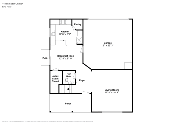Floor plan 1 for 1483 S Colt Dr
