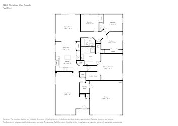 Floor plan 1 for 14948 Stonebriar Way