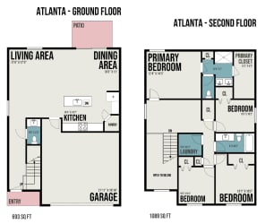 Floor plan 1 for 1496 Diablo Cir SW