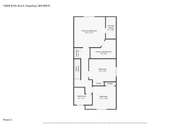 Floor plan 2 for 15005 87th Ave E