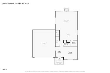Floor plan 1 for 15005 87th Ave E