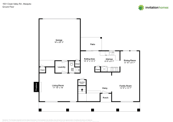 Floor plan 1 for 1501 Creek Valley Rd