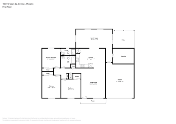 Floor plan 1 for 1501 W Joan de Arc Ave