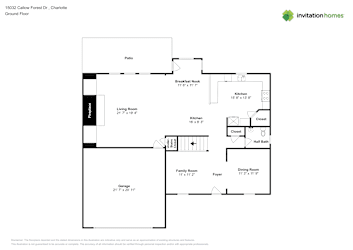 Floor plan 1 for 15032 Callow Forest Dr