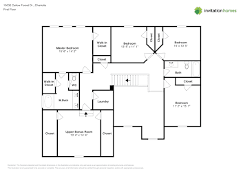 Floor plan 2 for 15032 Callow Forest Dr