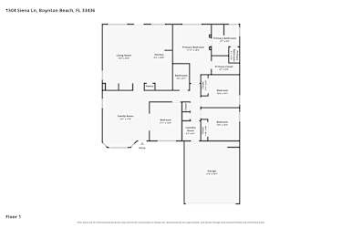 Floor plan 1 for 1504 Siena Ln