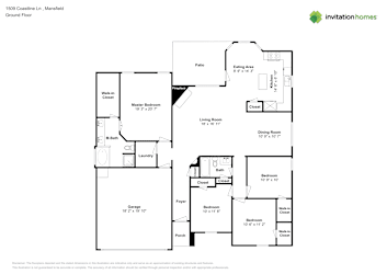 Floor plan 1 for 1509 Coastline Ln