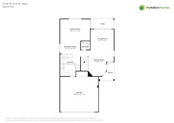 Floor plan 1 for 15108 SW 141st Ter