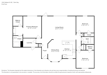 Floor plan 1 for 1520 Welland St SE