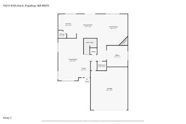 Floor plan 1 for 15217 87th Ave E