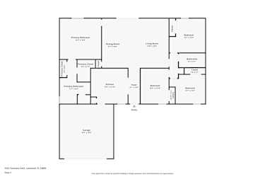 Floor plan 1 for 1523 Yeomans Path