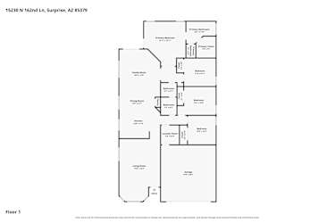 Floor plan 1 for 15230 N 162nd Ln