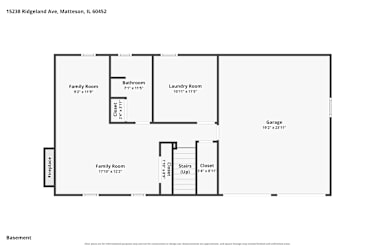 Floor plan 1 for 15238 Ridgeland Ave