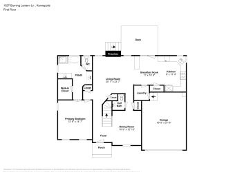 Floor plan 1 for 1527 Burning Lantern Ln