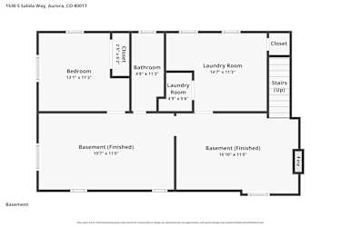 Floor plan 1 for 1530 S Salida Way