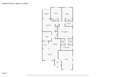Floor plan 1 for 15308 SW 53rd St