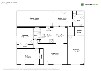 Floor plan 1 for 1531 W Villa Rita Dr
