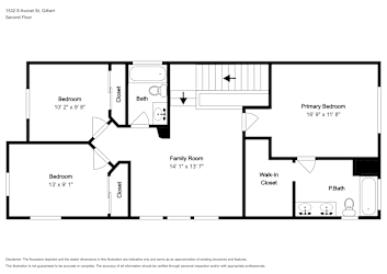 Floor plan 2 for 1532 S Avocet St