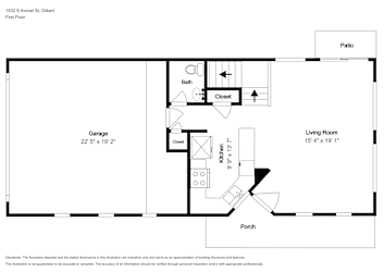 Floor plan 1 for 1532 S Avocet St