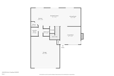 Floor plan 1 for 15329 87th Ave E