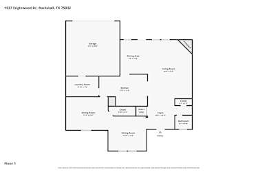Floor plan 2 for 1537 Englewood Dr
