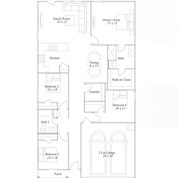 Floor plan 1 for 1539 Lanner Meadows Lane