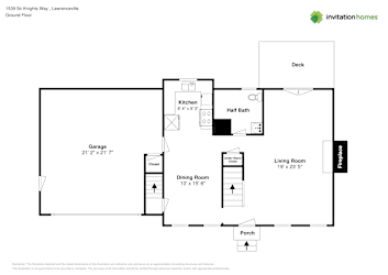 Floor plan 1 for 1539 Sir Knights Way