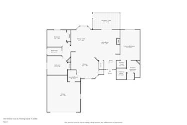 Floor plan 1 for 1541 Shelter Cove Dr