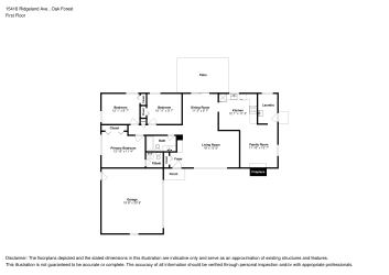 Floor plan 1 for 15416 Ridgeland Ave