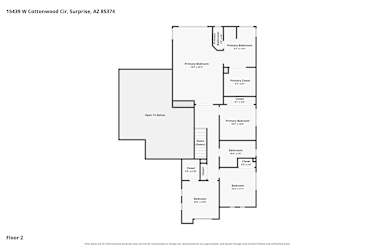 Floor plan 2 for 15439 W Cottonwood Cir