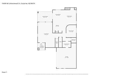Floor plan 1 for 15439 W Cottonwood Cir