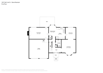 Floor plan 2 for 1547 Golf Link Dr