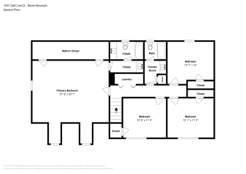 Floor plan 3 for 1547 Golf Link Dr
