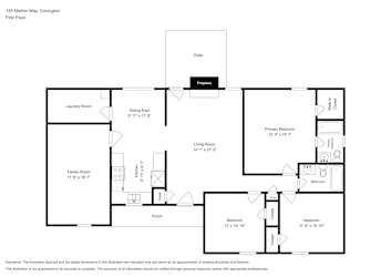 Floor plan 1 for 155 Melton Way