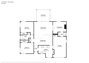Floor plan 1 for 155 Talley Dr